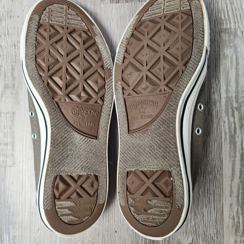 Converse Chuck Taylor All Star Seasonal Ox Mens 8 Womens 10 Charcoal 1J794 - Picture 8 of 10